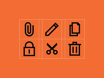 App icons for Flaticon part I app basic development document edit icon line lock pack paper regular scissors