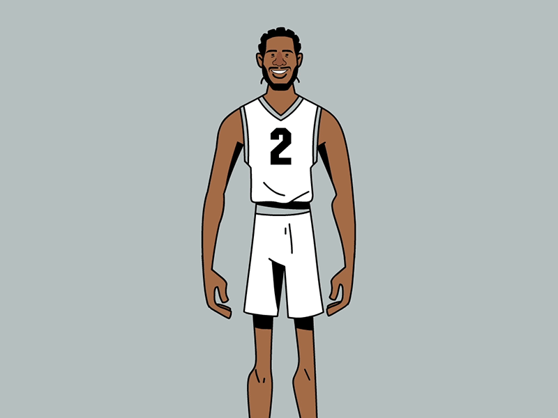 Kawhi Leonard animation defense design espn nba nba playoffs