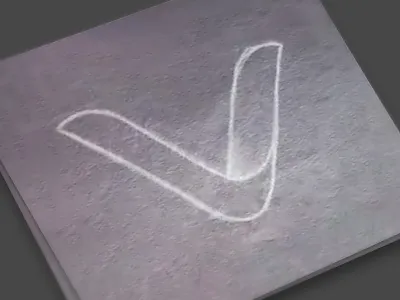 V for.... concept design drawing english icon illustration initial letter logo negative sketch typography