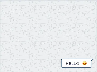 Messaging webApp's background pattern background pattern web