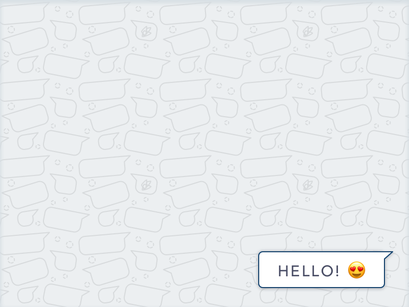 Example of Messaging webApp's background pattern