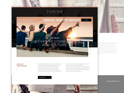 Turing Community Landing Page community landing page page people uxui web web design