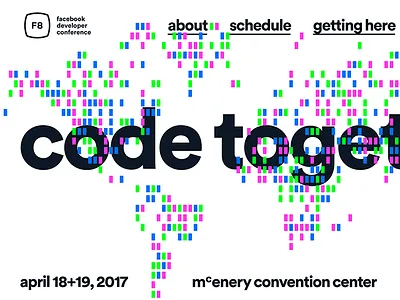 Cursor Beatle art direction f8 f8 2017 facebook developer conference website