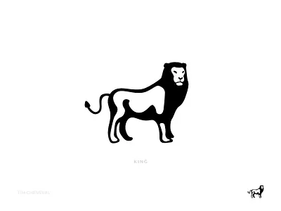 Lion! animal illustration king lion mane wild