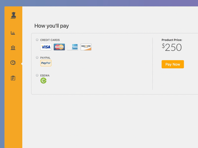 Credit Cards IxD credit cards ecommerce payment visa