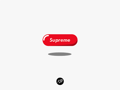 Suppill concept font illustration pill supreme type