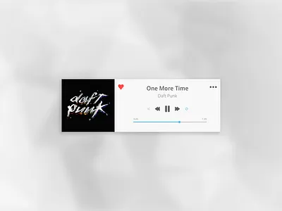 Music Player 009 clean ux daily icons minimal music player shadow ui