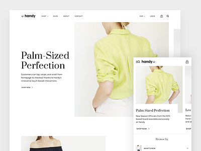 Handy - Mobile First Shopify Theme mobile shopify theme ux