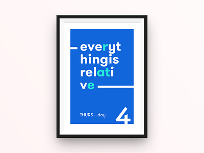THURS—day poster daysoftheweek poster thursday typography