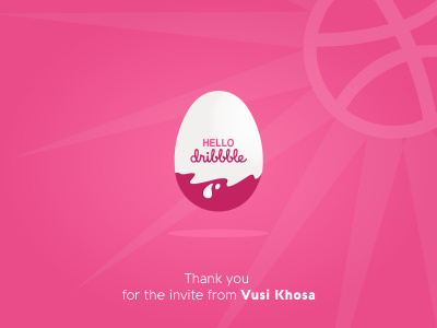 Hello Dribbble debut dribbble firstshot hello lollipop thanks