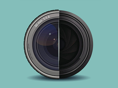 lens cutaway camera cutaway glass lens