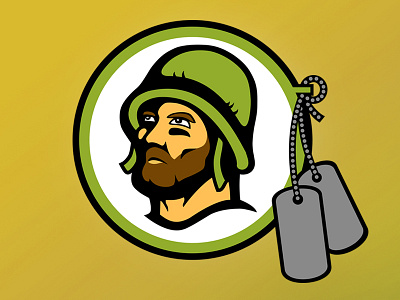 Washington Warriors (Redskins Rebrand) army concept logo nfl redskins soldiers warriors washington washington redskins