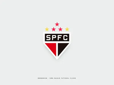 Redesign São Paulo Futebol Clube - Brazilian Team bran branding logo logotipo logotype mark redesign sign