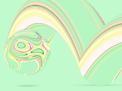 Marble Doodle #002 ball doodle green marble noddle rebound