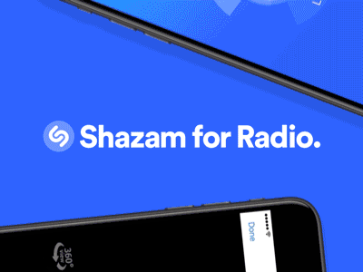 Shazam For Radio app experience interface motion shazam ui user ux web