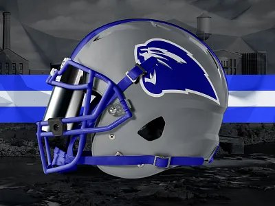 Columbus Lions Helmet branding football helmet lion lion logo sports brand sports branding sports logos