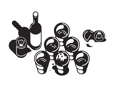 KOBE!!! beer can drink friday pong