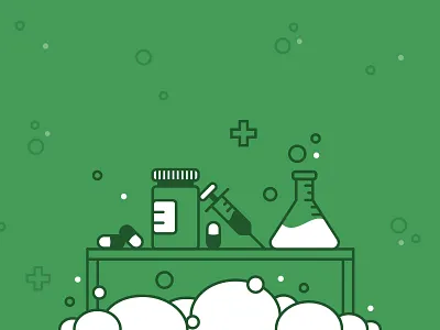 Medical Research Illustration ai doctor hospital icon icons illo illustration illustrator line lineicon medical research