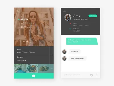 social interface mobile， social