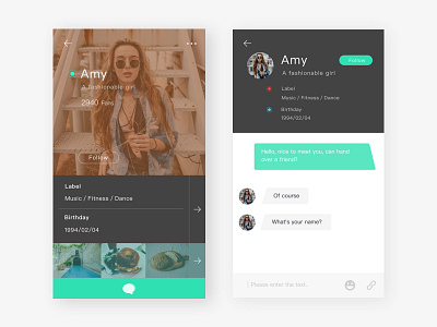 social interface mobile， social