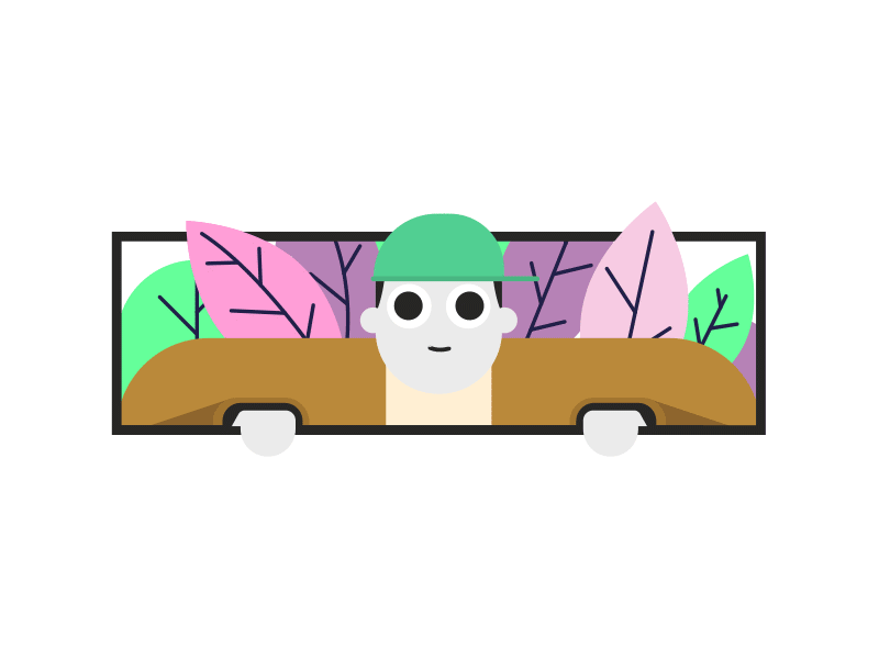 It me plants self portrait type vector