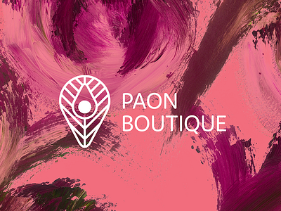 Paon Boutique Branding Concept branding identity logo