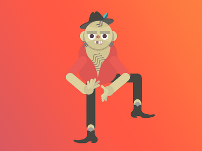 Countryside People - The Gypsy characters citizen country design funny illustration people
