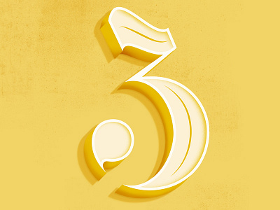 Illustrated numeral for The Protagonist Magazine custom type design inspiration editorial design editorial illustration graphic design illustration science illustration type illustration