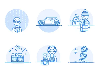 Duotone Illustrations icons illustrations vectors