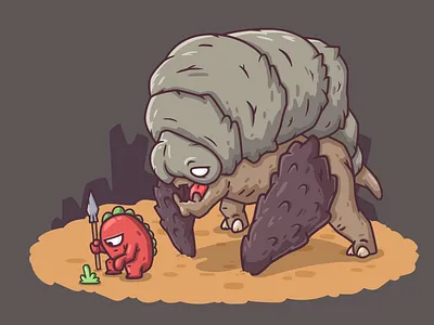 Rock Troll character monster rock troll