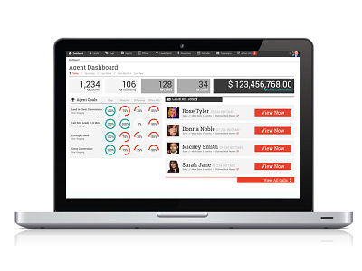 Agent Dashboard dashboard web design