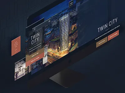 Web page 3d building ui ux web webdesign