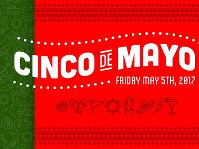 Cinco de Mayo 2017 cinco cinco de mayo green holiday icons lime logo logotype maracas margarita red sombrero