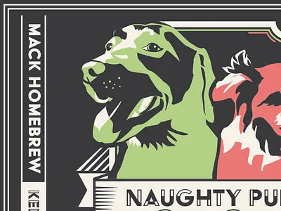Naughty Pups Pecan Porter - Zoe dog homebrew naughtypups penny pup puppers