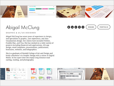 Portfolio Update branding personal portfolio responsive resume ui ux website