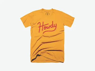 Howdy! on Cotton Bureau austin cotton bureau howdy script shirts texas