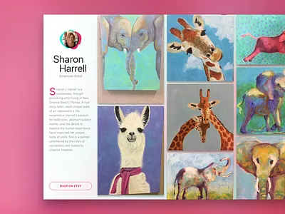 Sharon Harrell artist painting portfolio
