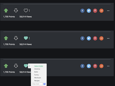 Imgur: Categorizing Favorites favorites imgur ui user categorization ux