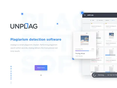 Unplag Redesign Project redesign ui ux