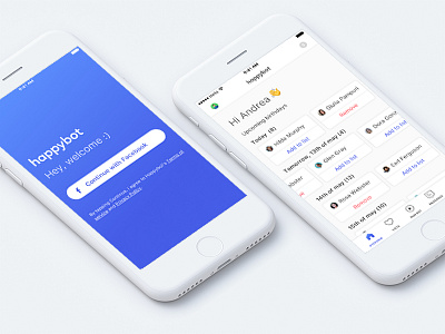 Happybot - Hello :) app app design ui ui deisgn user interface