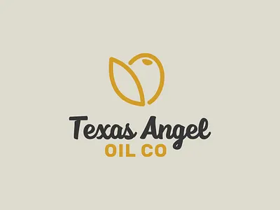 Texas Angel Oil Branding austin robinson brand charcoal design gold logo logo design texas angel