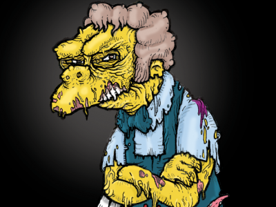 Always trust your gut feeling darkwave simpsons the simpsons zombie zombiewave