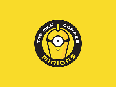 Minions Tea Milk cafe coffee cute icon logo milk minion minions tea