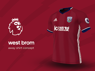 West Brom Away Shirt by adidas adidas football jersey kit premier league soccer west brom