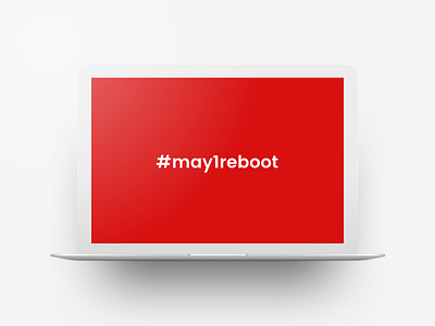 Intentional Reboot... clean design instagram may1reboot minimal portfolio social media ui