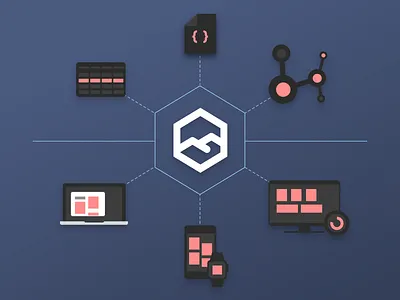 Denali Homepage Graphic conceptual denali illustration open source