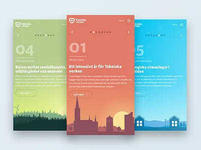 Mobile Article Headers 2016 annual report article article page illustration mobile ui website year in review