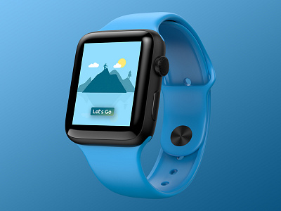 Mountain splash screen app hiking hill ios iwatch mountain splash screen ui ux