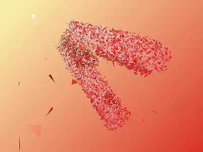 Particle Stapler 3d stapler three.js triangles webgl