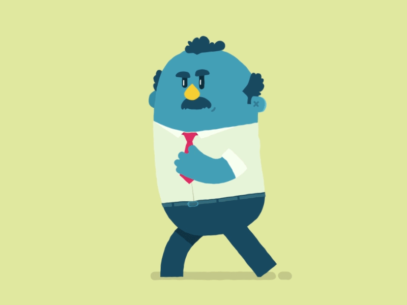 Walk Cycle animation artwork cartooning character design direction flat graphics illustration motion